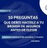 Newsletter #43, 10 preguntas que debes hacerle a tu broker de seguros antes de elegir